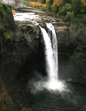 Photo of a waterfall